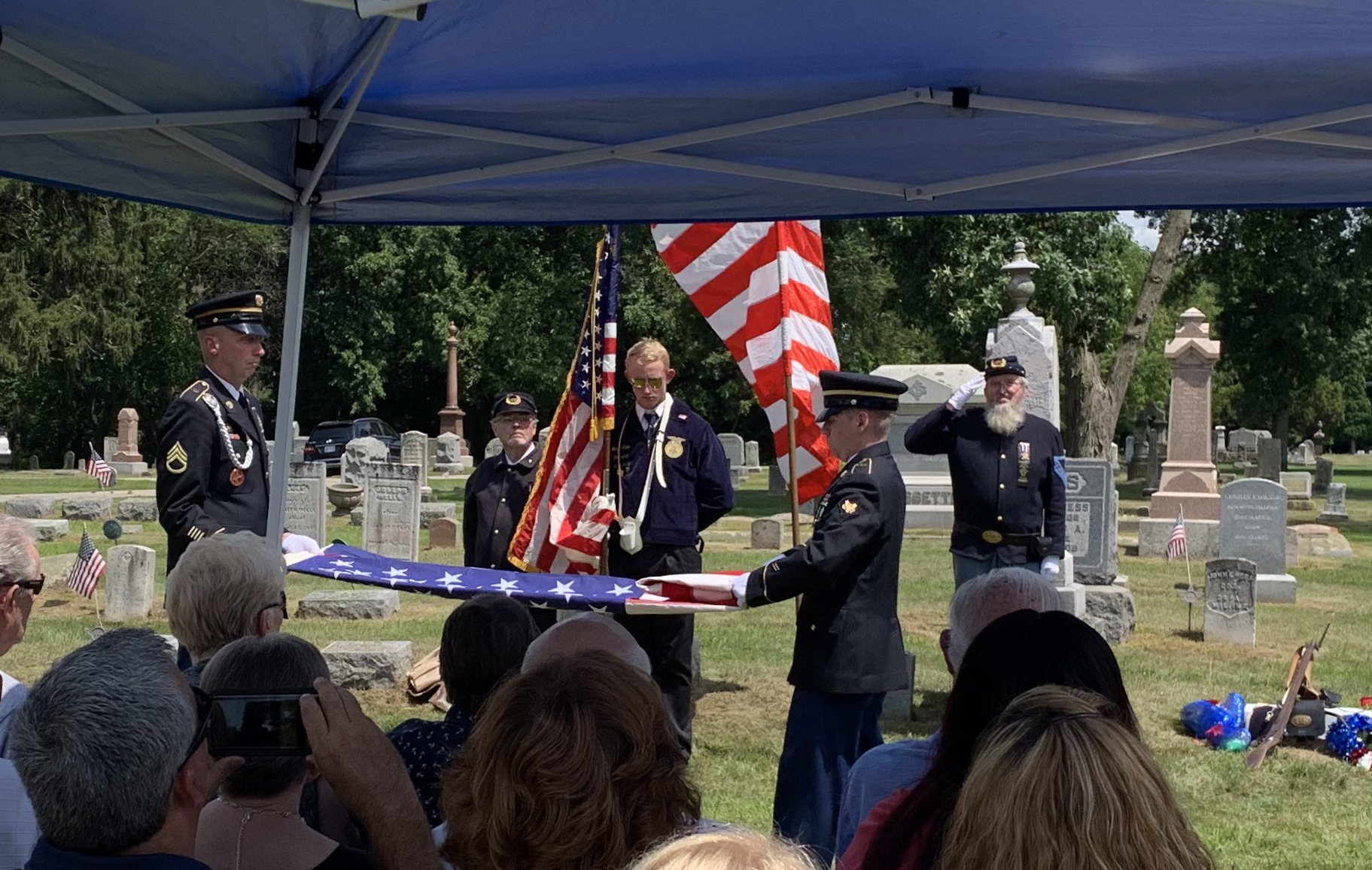 Folding the Flag